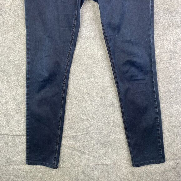 Bogner Women's Jeans Dark Blue Loose Fit High Rise Straight Leg Size US-10 Denim - Picture 3 of 12